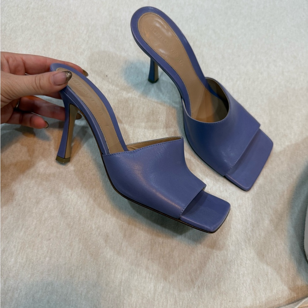 Bottega Lido Stretch Purple Heel 38